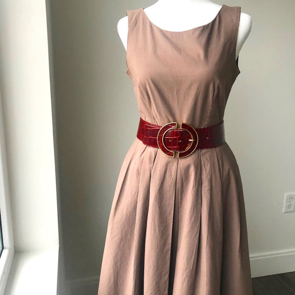 H&M Casual brown A line dress. US 4.